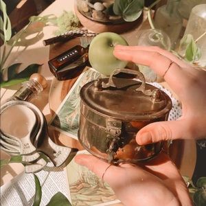 Slytherin - Brass keepsake box 🐍 Cottagecore